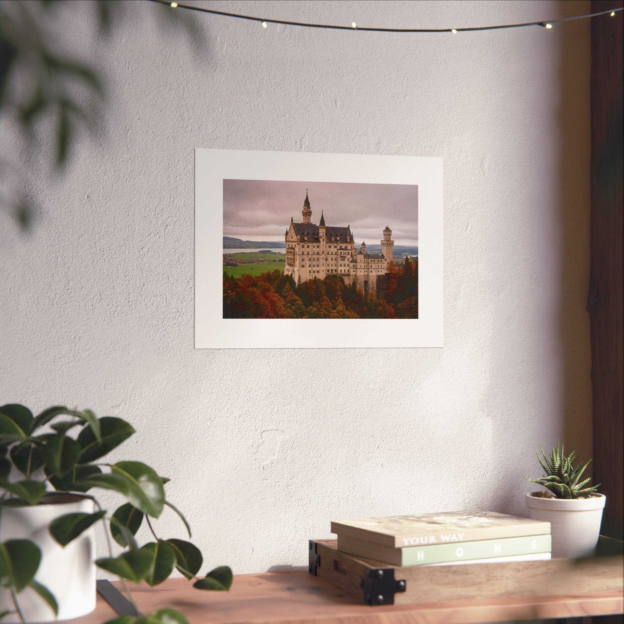 Autumn in Bavaria — Neuschwanstein Castle Photography Print