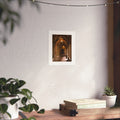 Gothic Corridor Fine Art Poster - Medieval Architecture Photography Print
