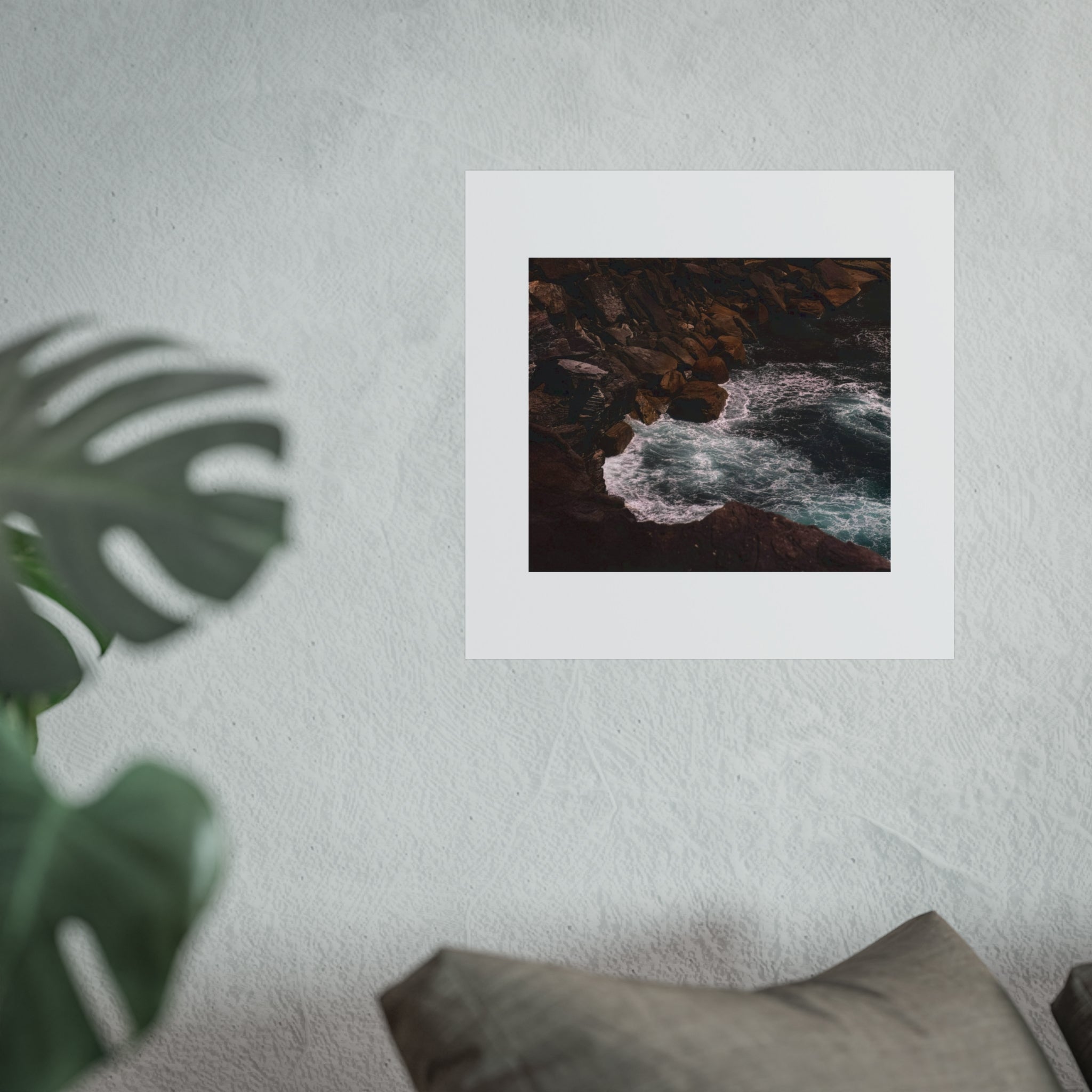 Rocky Coastline Fine Art Poster - Ocean Photography Print