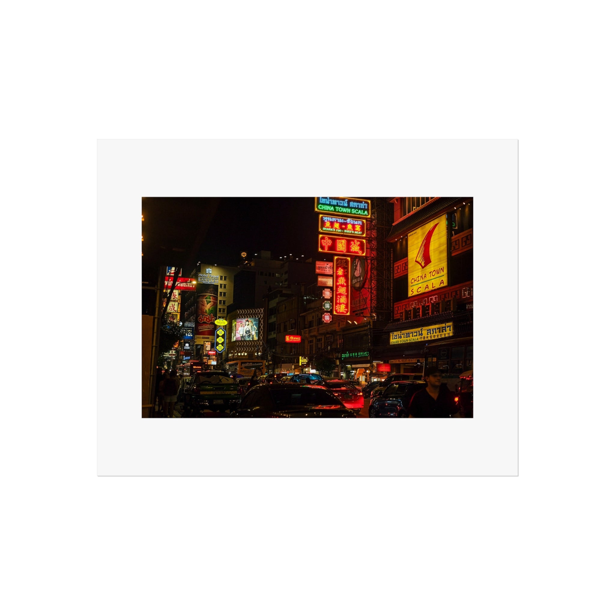 Bangkok Nights Fine Art Print - Electric Street Scene