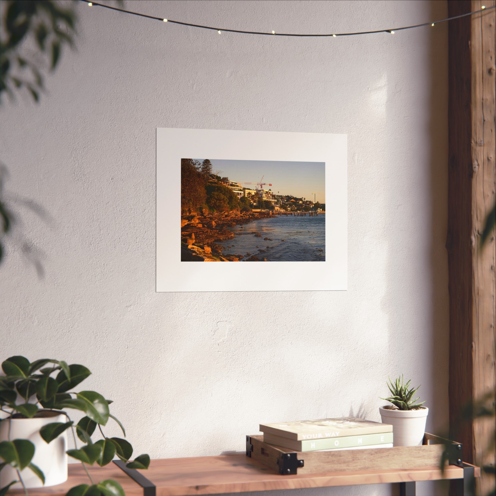 Sydney Harbor Shoreline Print - Coastal Photography Poster