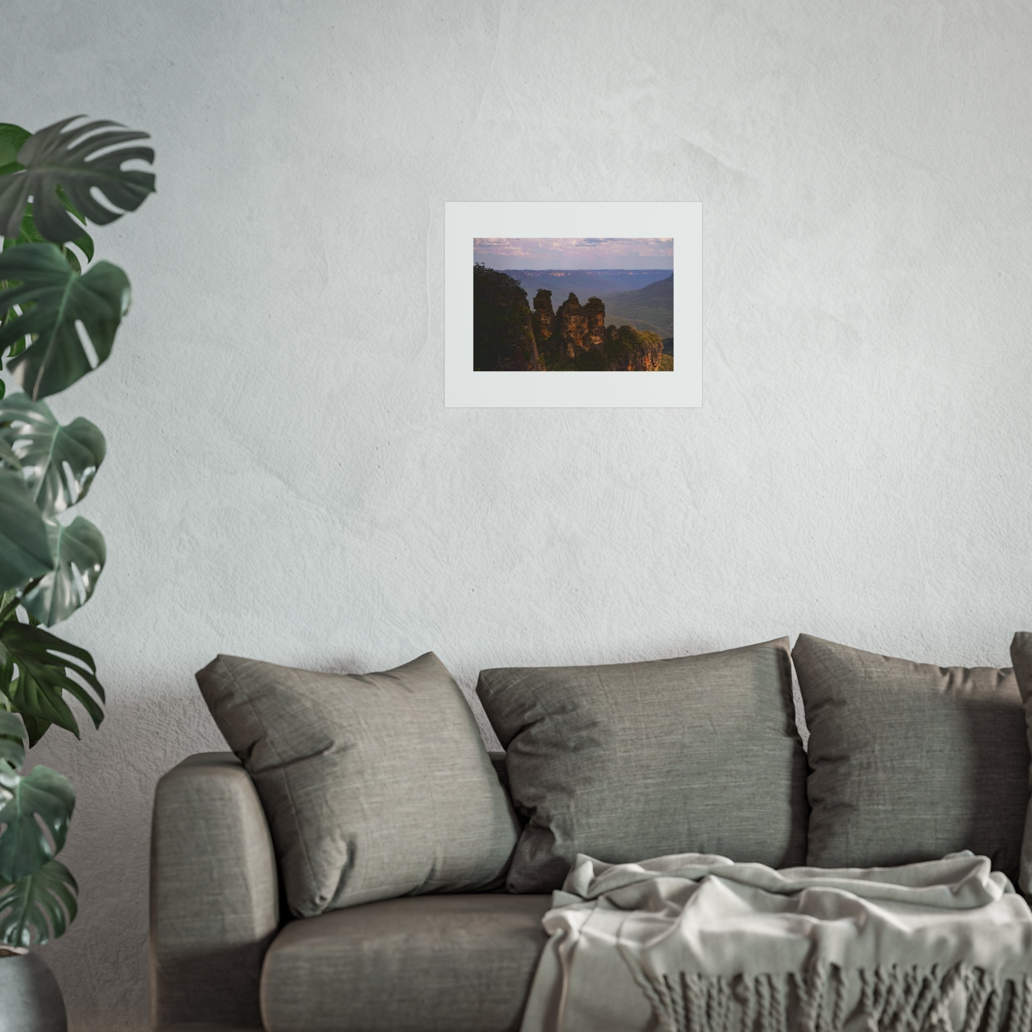 Three Sisters Fine Art Poster - Blue Mountains Landscape Photography
