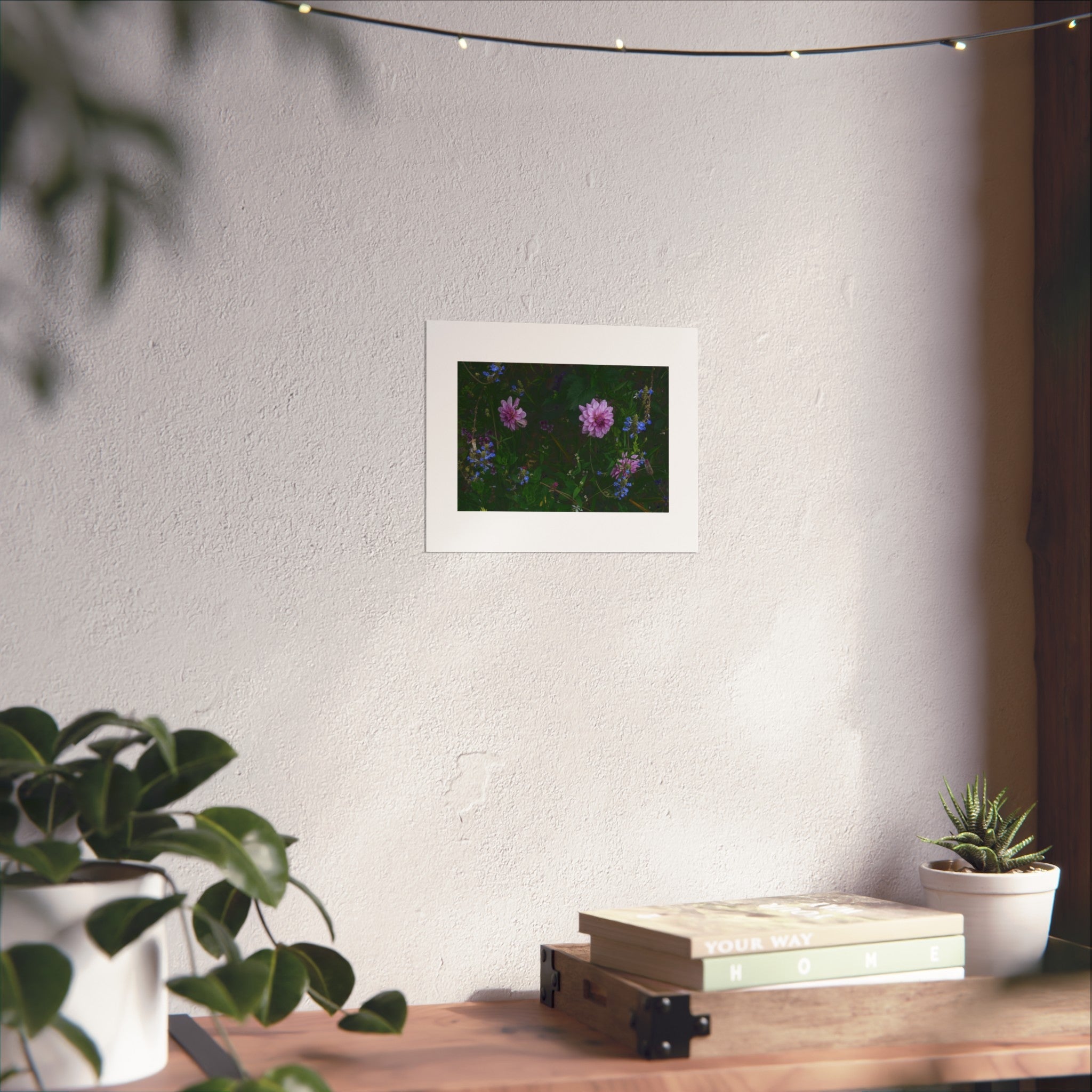 Wildflower Garden Fine Art Poster - Botanical Photography Print