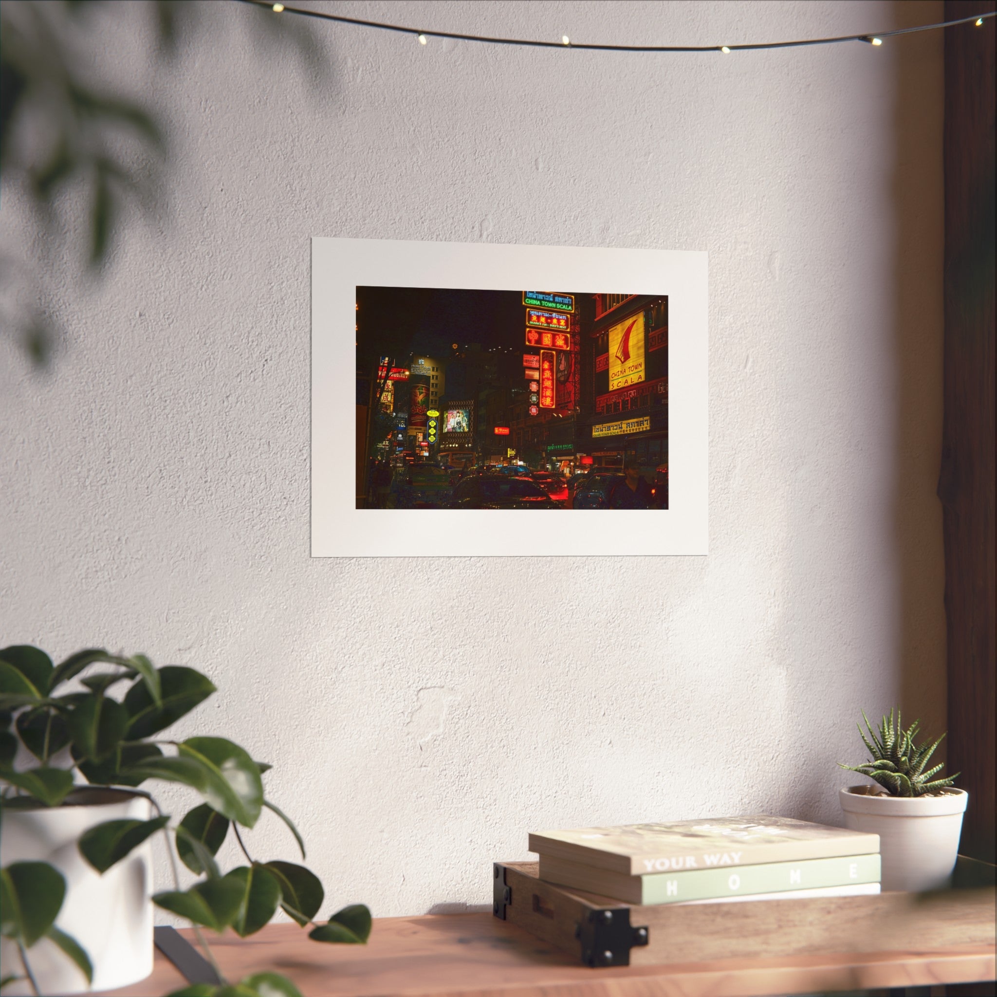 Bangkok Nights Fine Art Print - Electric Street Scene