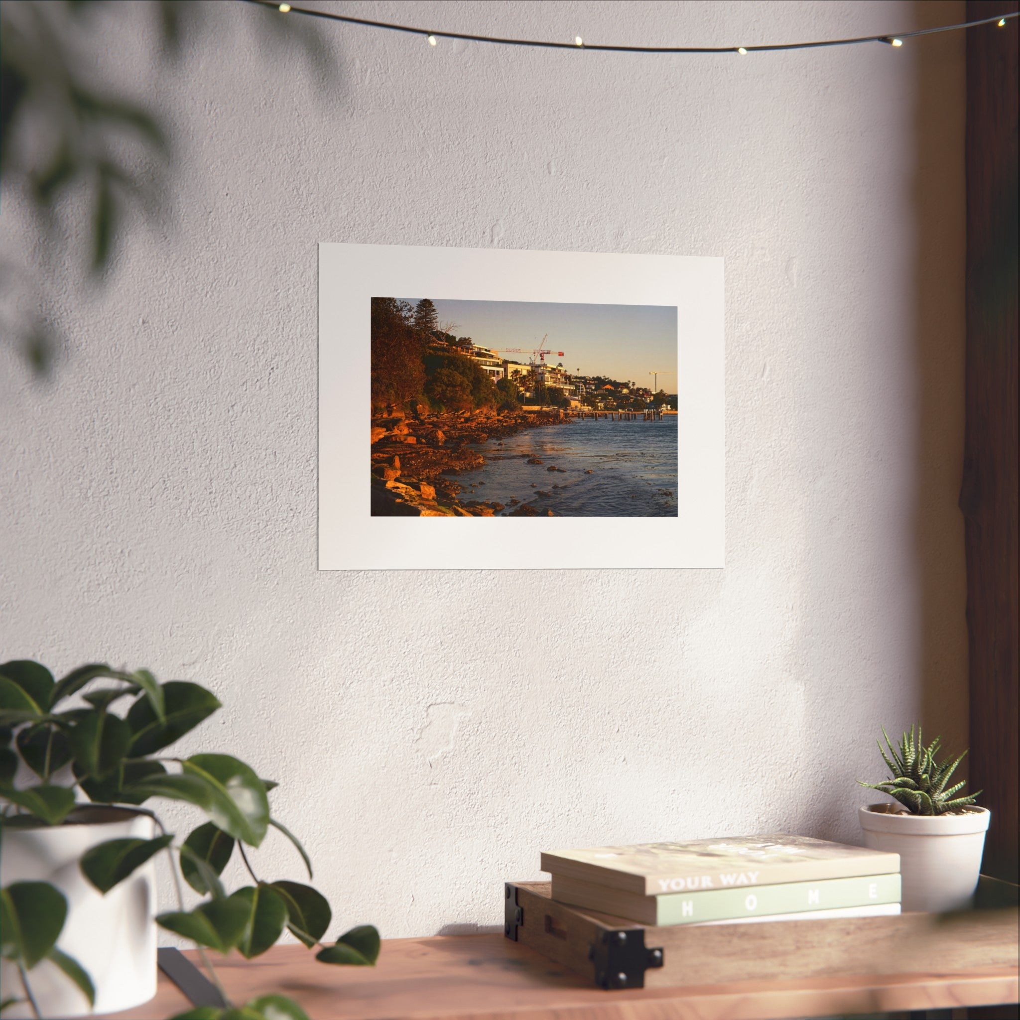 Sydney Harbor Shoreline Print - Coastal Photography Poster