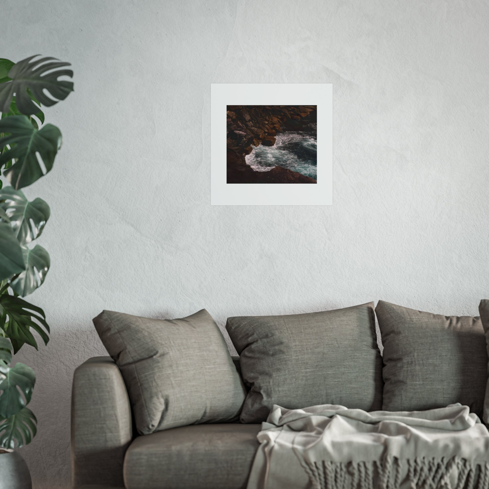 Rocky Coastline Fine Art Poster - Ocean Photography Print