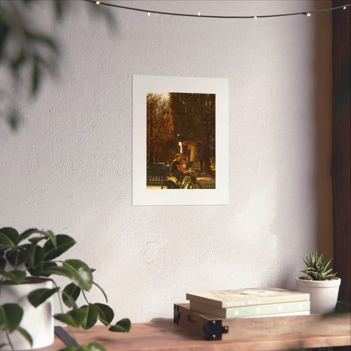 Autumn Ride Fine Art Poster — Vintage City Bicycle