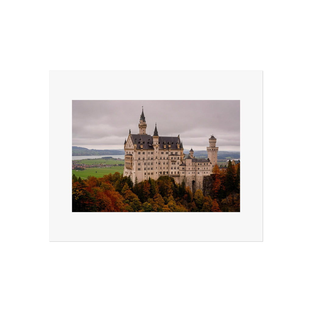 Autumn in Bavaria — Neuschwanstein Castle Photography Print
