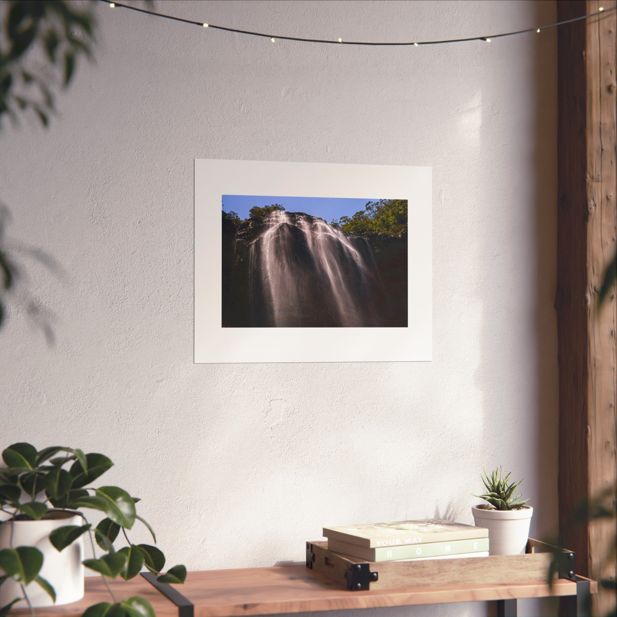Wilderness Fine Art Poster - Dramatic Waterfall Photography Print
