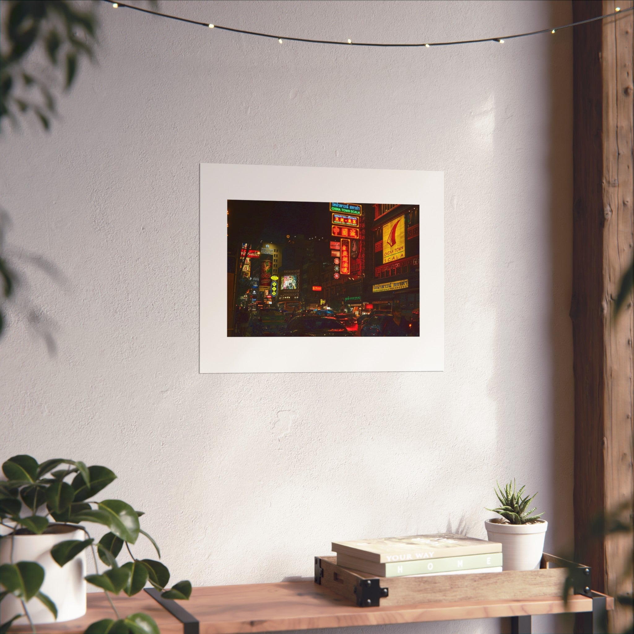 Bangkok Nights Fine Art Print - Electric Street Scene