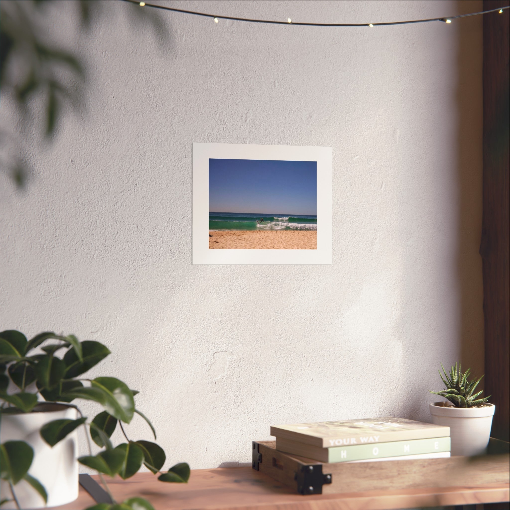 Surfer Fine Art Poster - Beach Action Photography Print