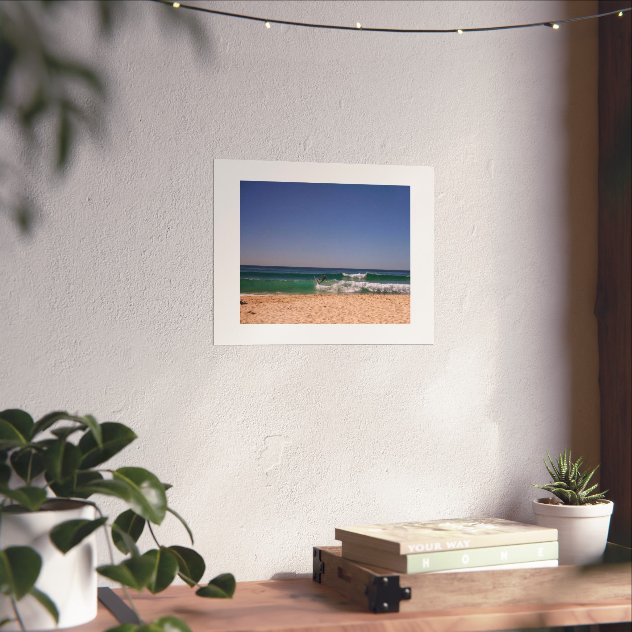 Surfer Fine Art Poster - Beach Action Photography Print