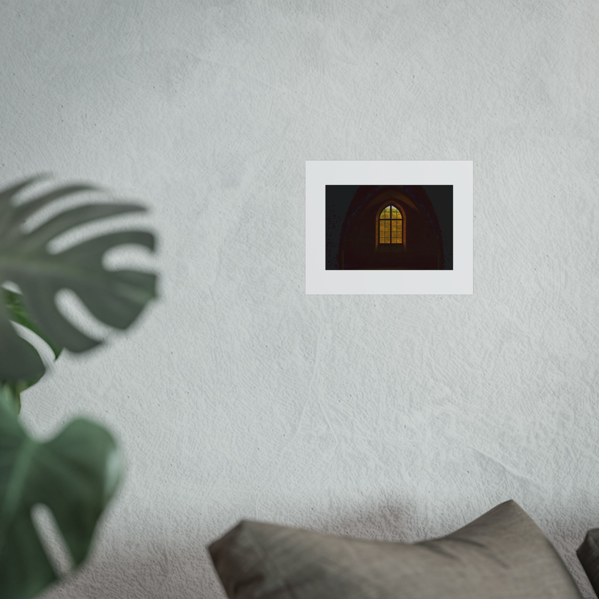 European Window Architecture - Warm Arch Fine Art Print