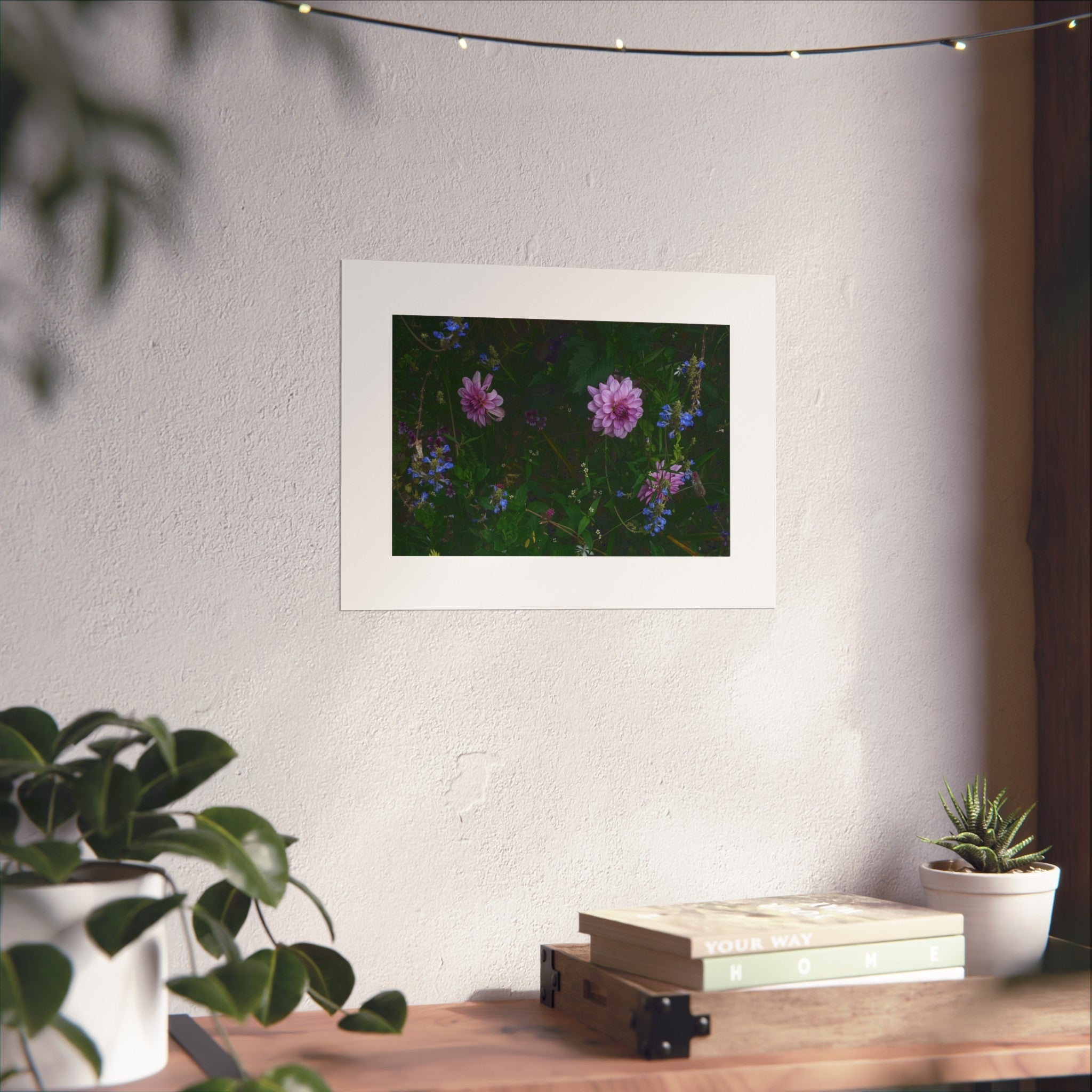 Wildflower Garden Fine Art Poster - Botanical Photography Print