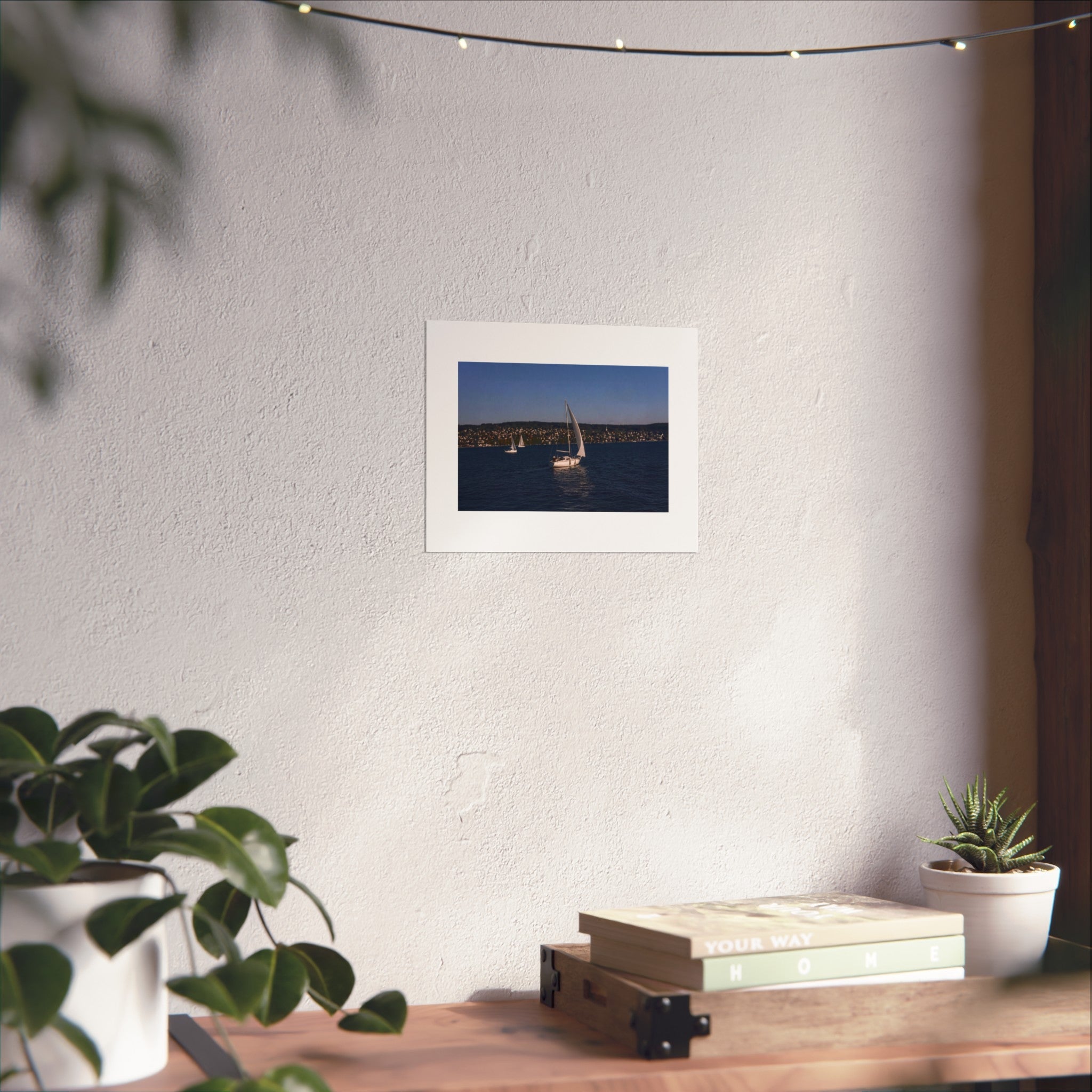 Sailboat Fine Art Poster — Nautical Seascape Wall Art
