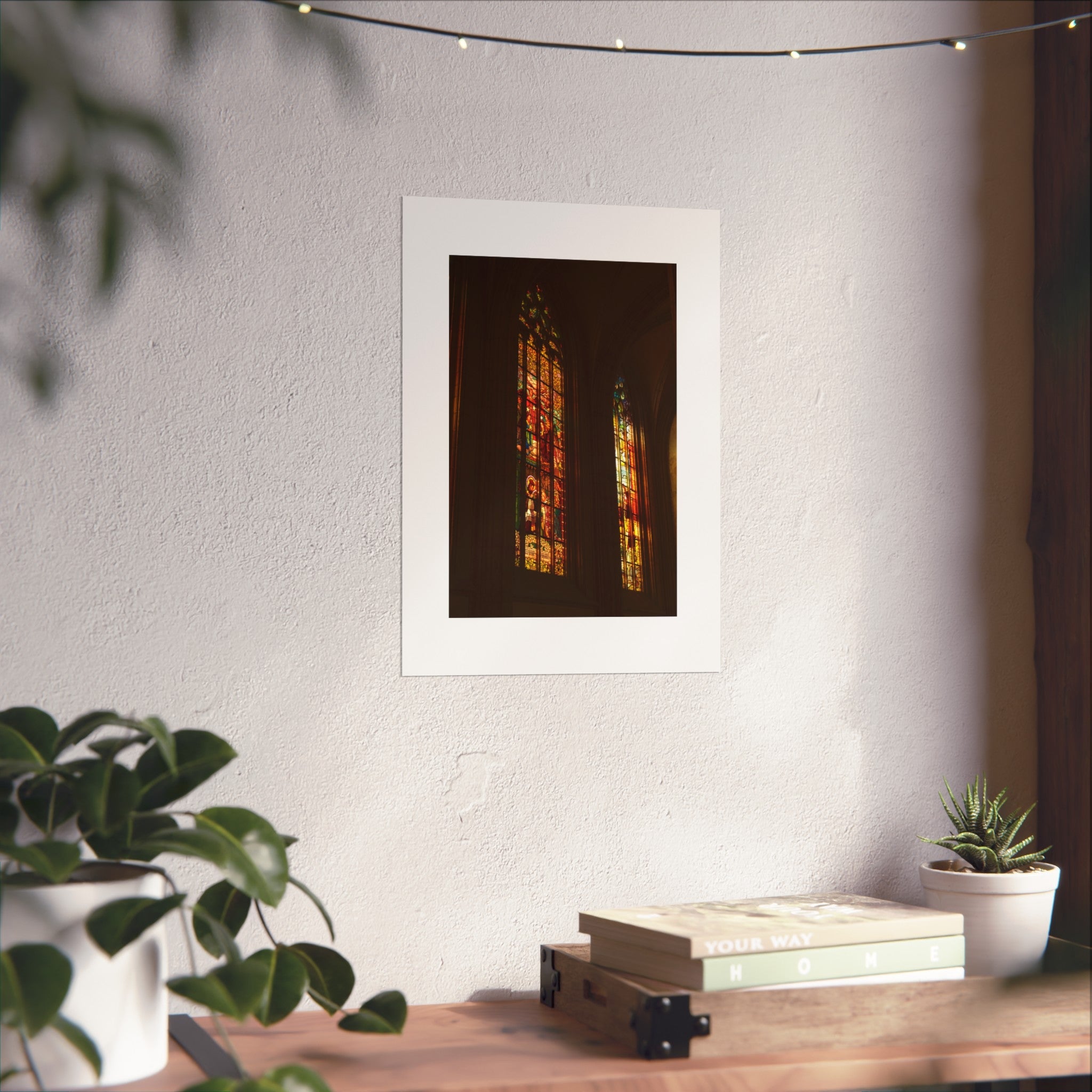 Cathedral Light Fine Art Poster - Stained Glass Photography Print
