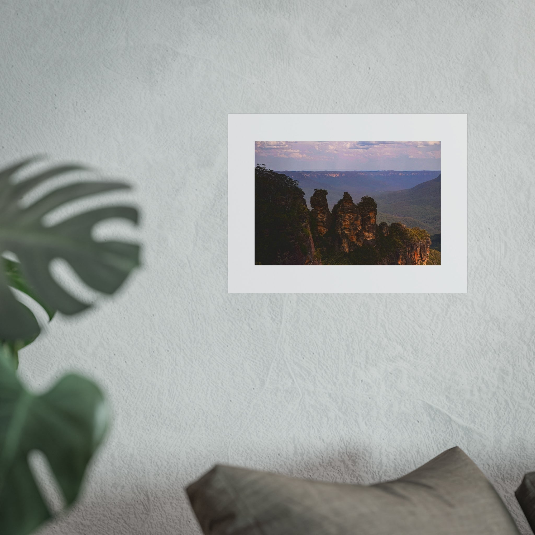 Three Sisters Fine Art Poster - Blue Mountains Landscape Photography