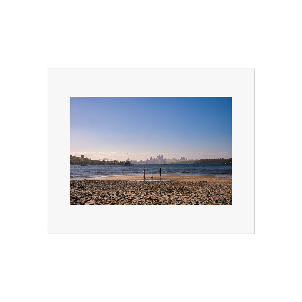 Sydney Harbor Beach Print - Coastal Cityscape Photography