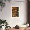 Thai Temple Fine Art Poster — Colorful Wat Architecture Wall Art