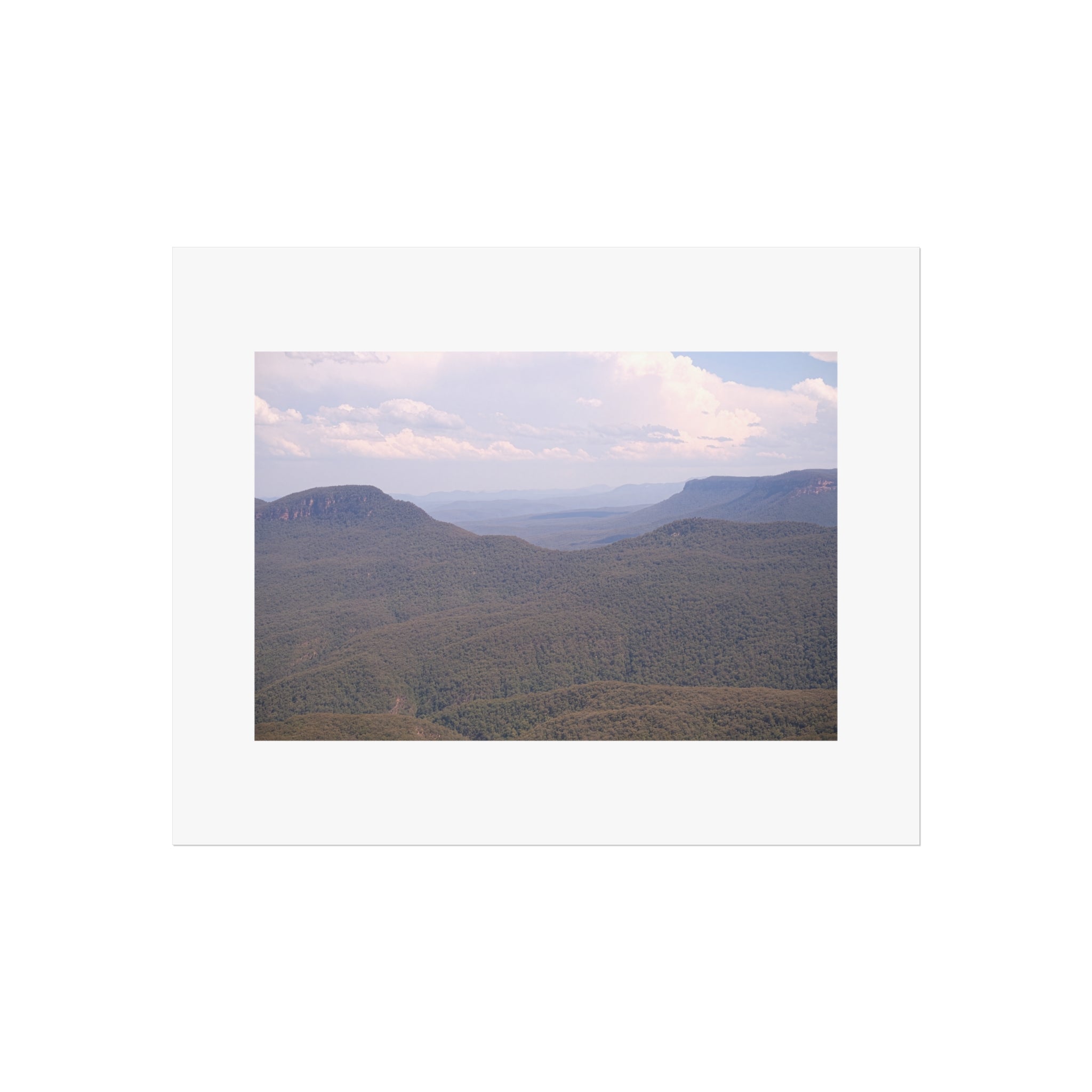 Blue Mountains Australia - Misty Valley Photography Print