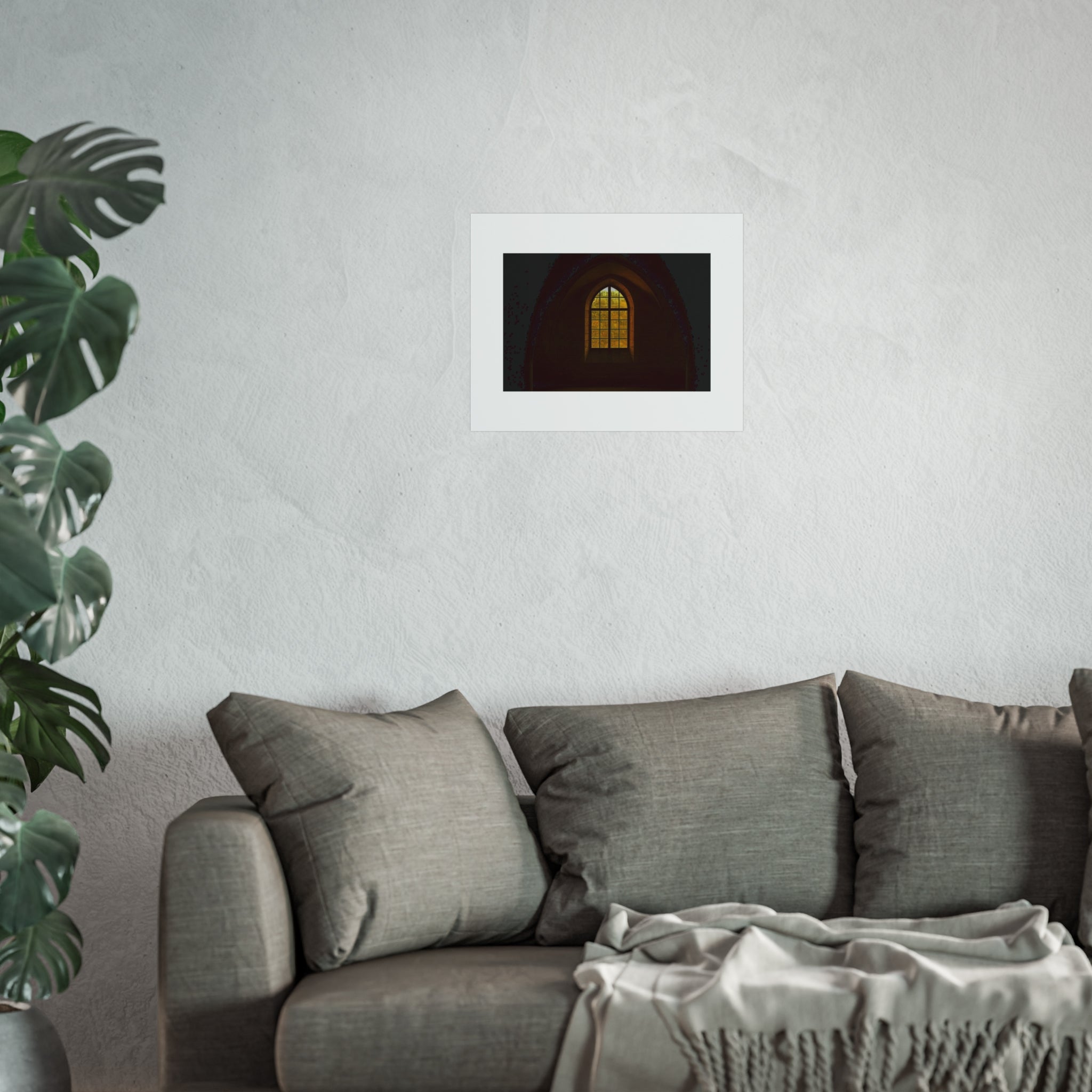European Window Architecture - Warm Arch Fine Art Print