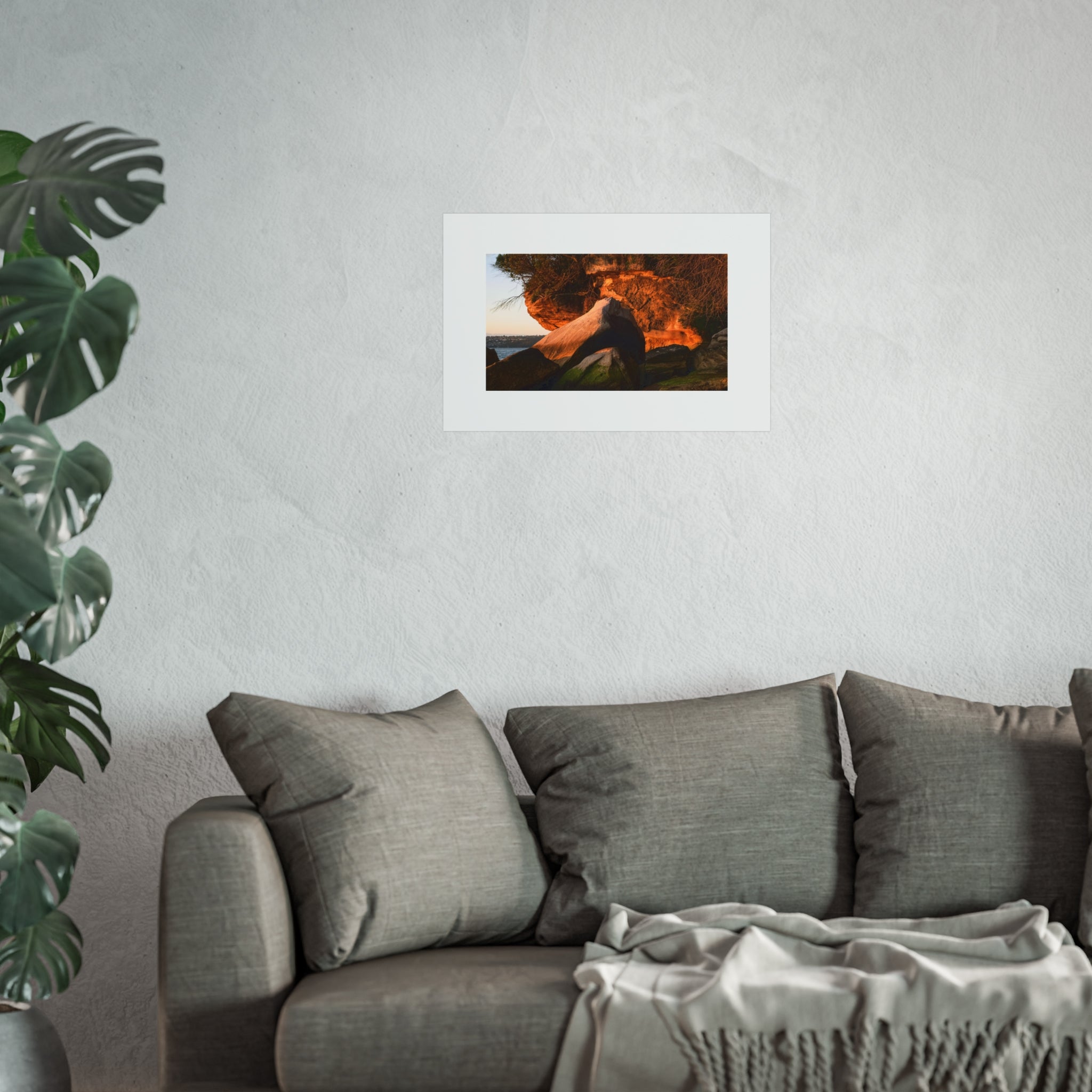 Coastal Rock Formation Print - Sydney Sandstone Photography