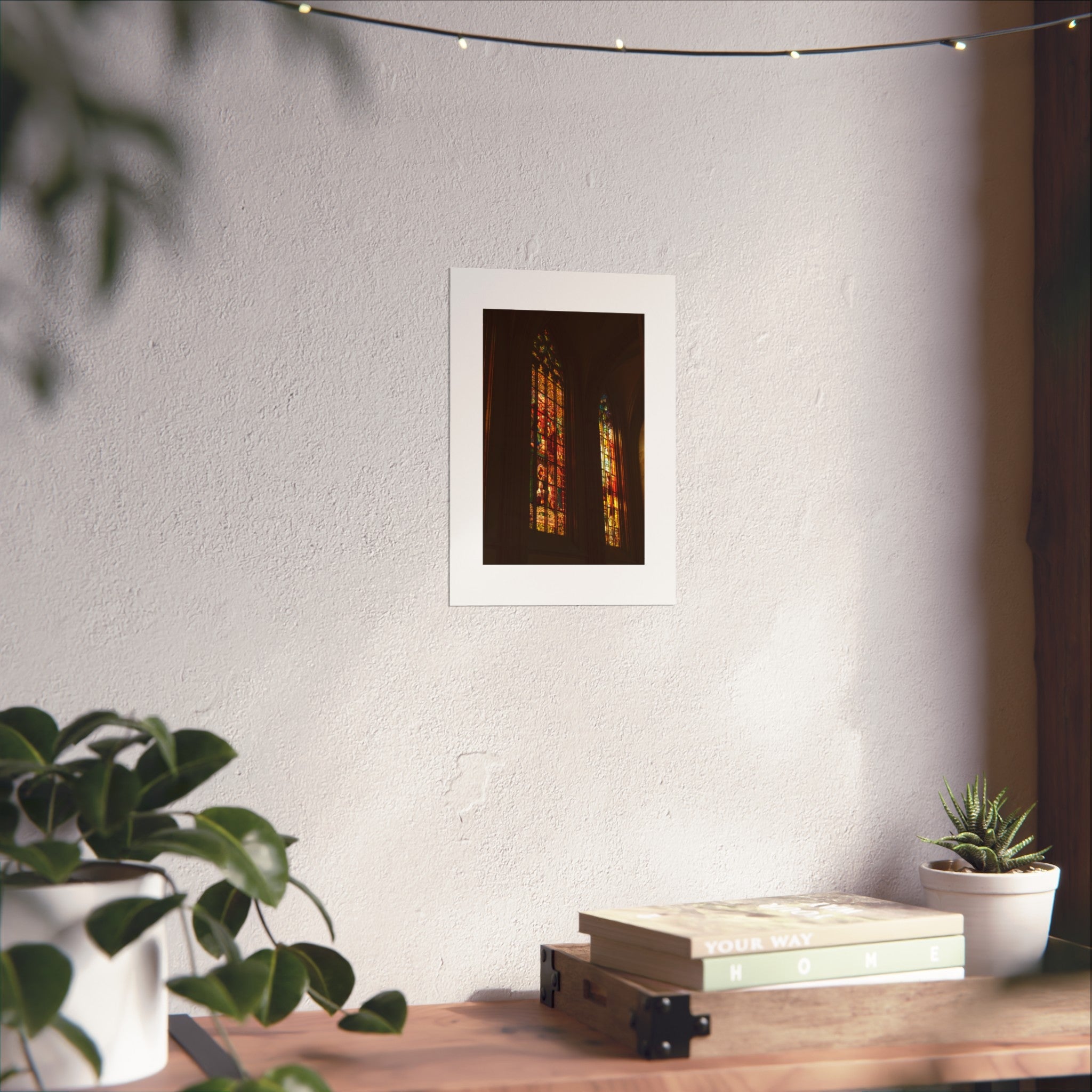 Cathedral Light Fine Art Poster - Stained Glass Photography Print
