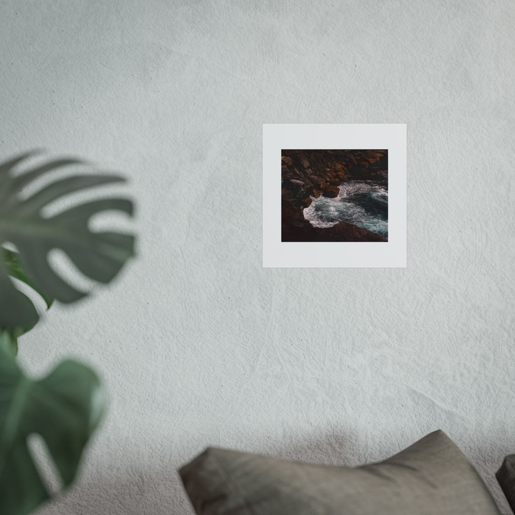 Rocky Coastline Fine Art Poster - Ocean Photography Print