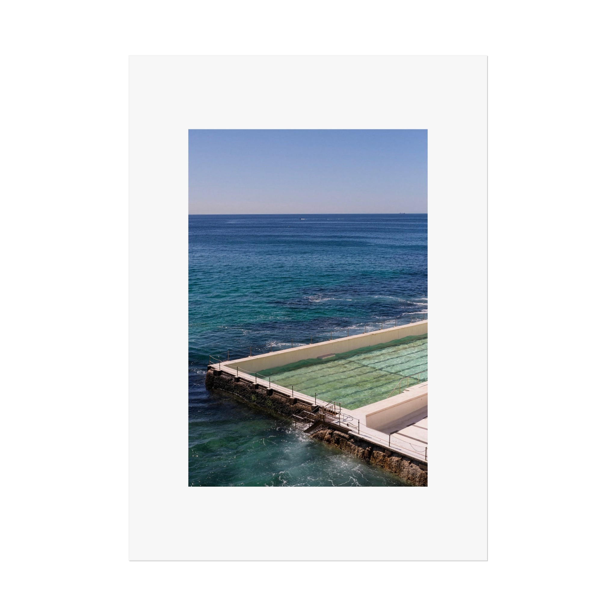 Ocean Pool Fine Art Print - Coastal Swimming Pool Photography