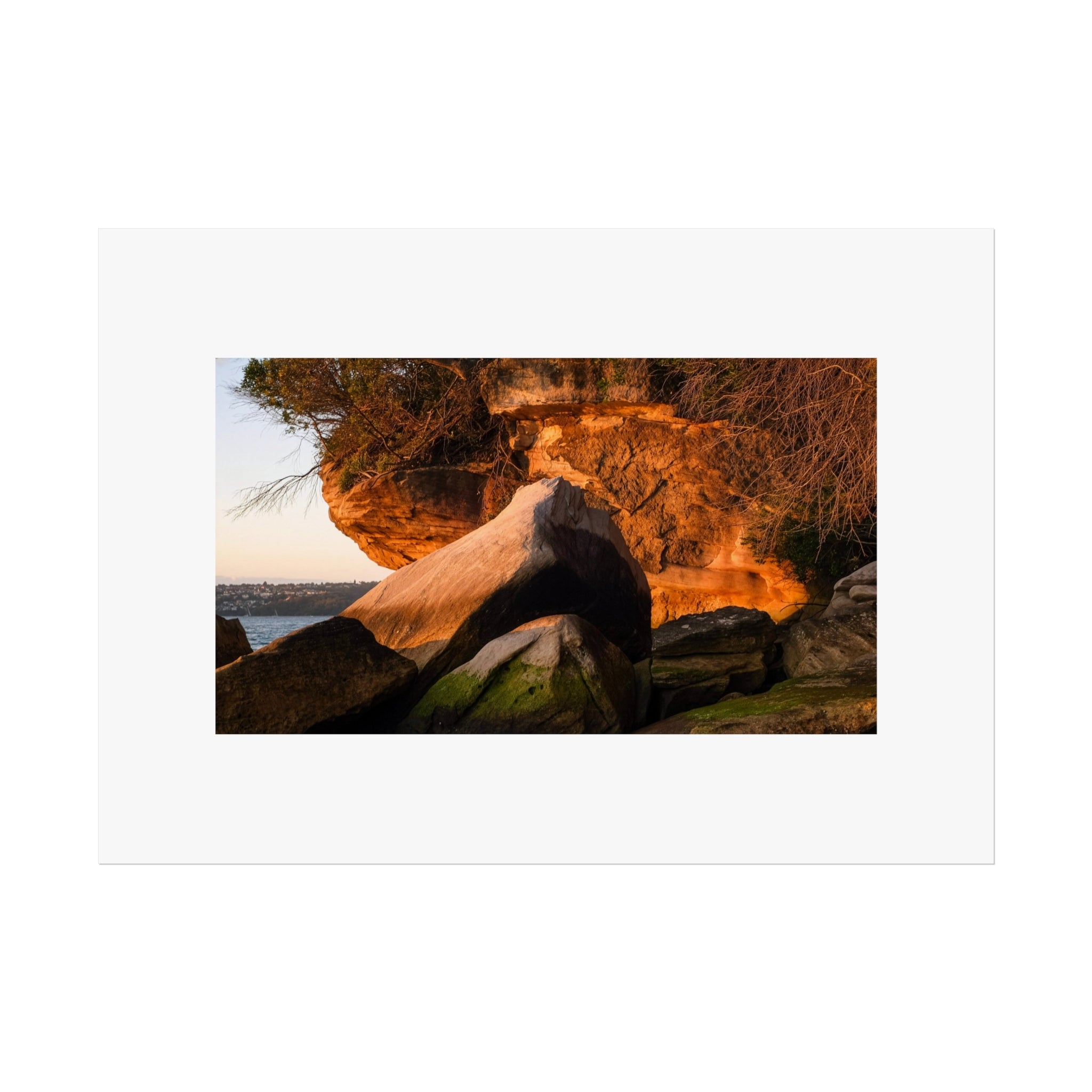 Coastal Rock Formation Print - Sydney Sandstone Photography