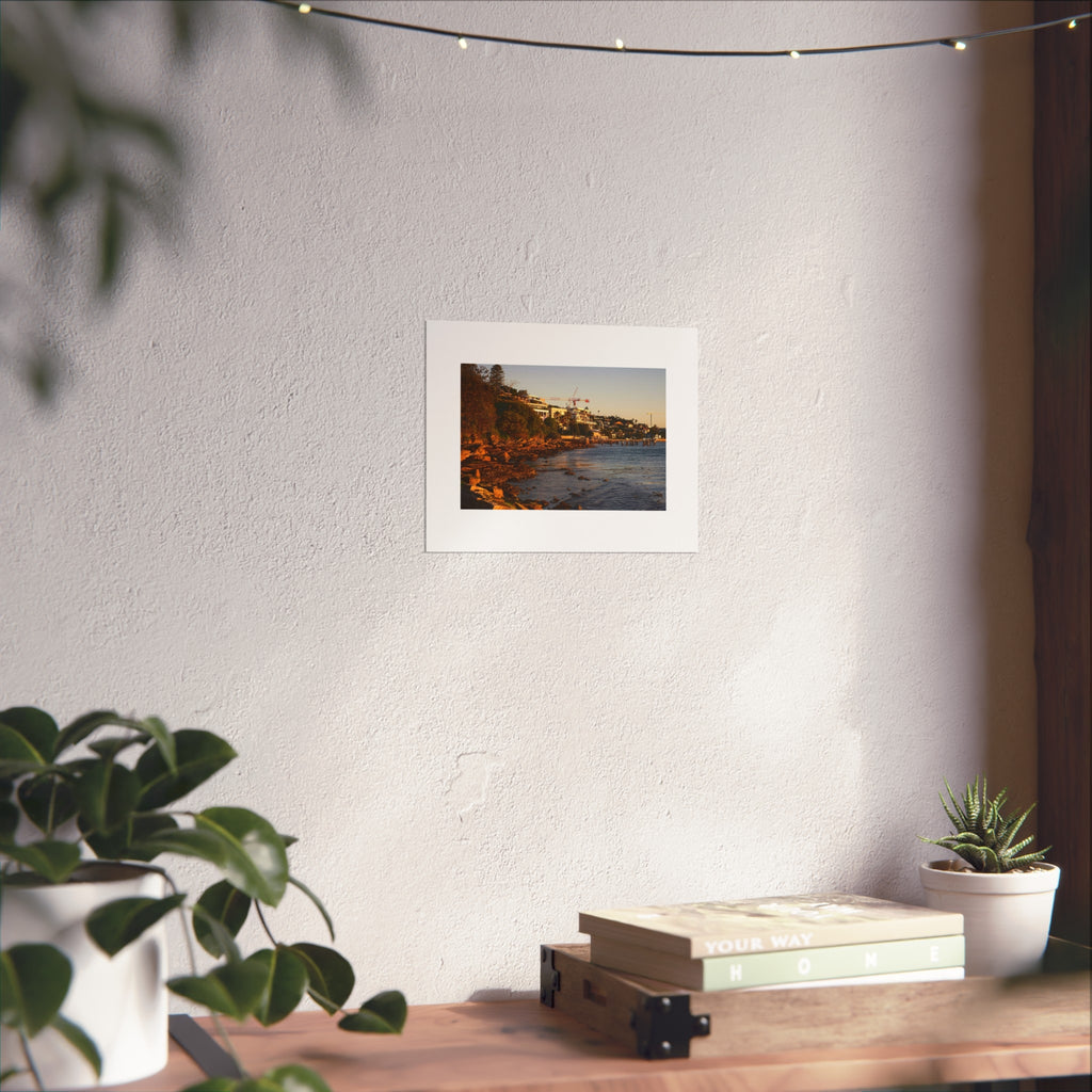 Sydney Harbor Shoreline Print - Coastal Photography Poster