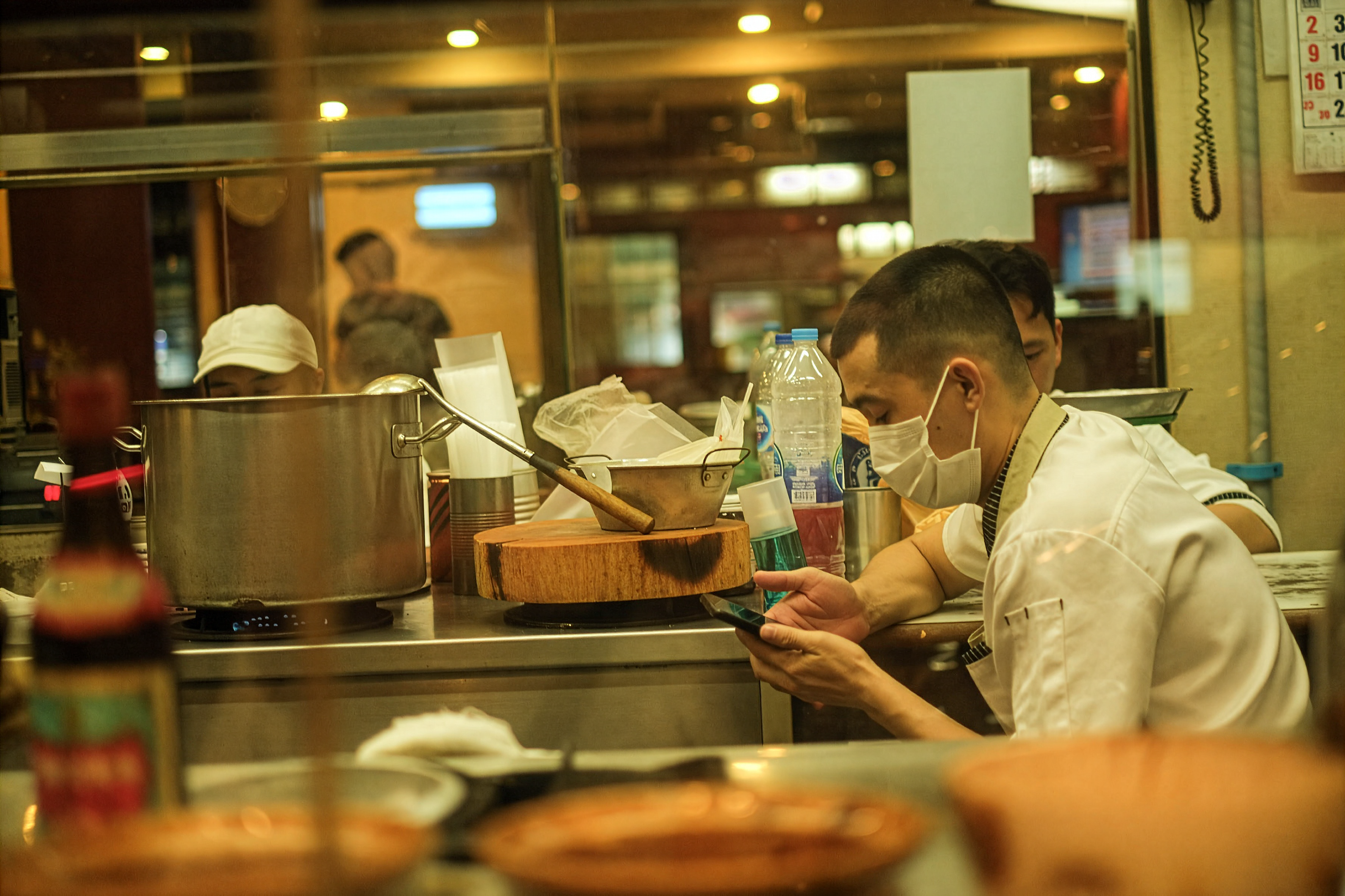 Bangkok Restaurant Kitchen Photo - Cook Break Behind Scenes