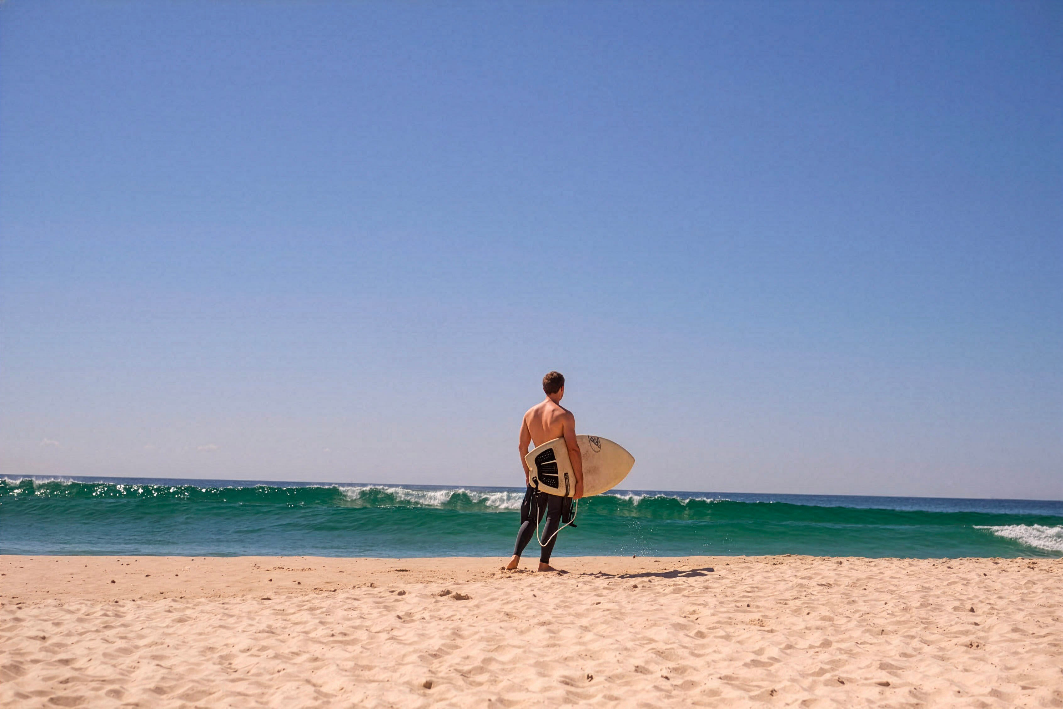 Bondi Beach Surfer Stock Photo - Before the Surf