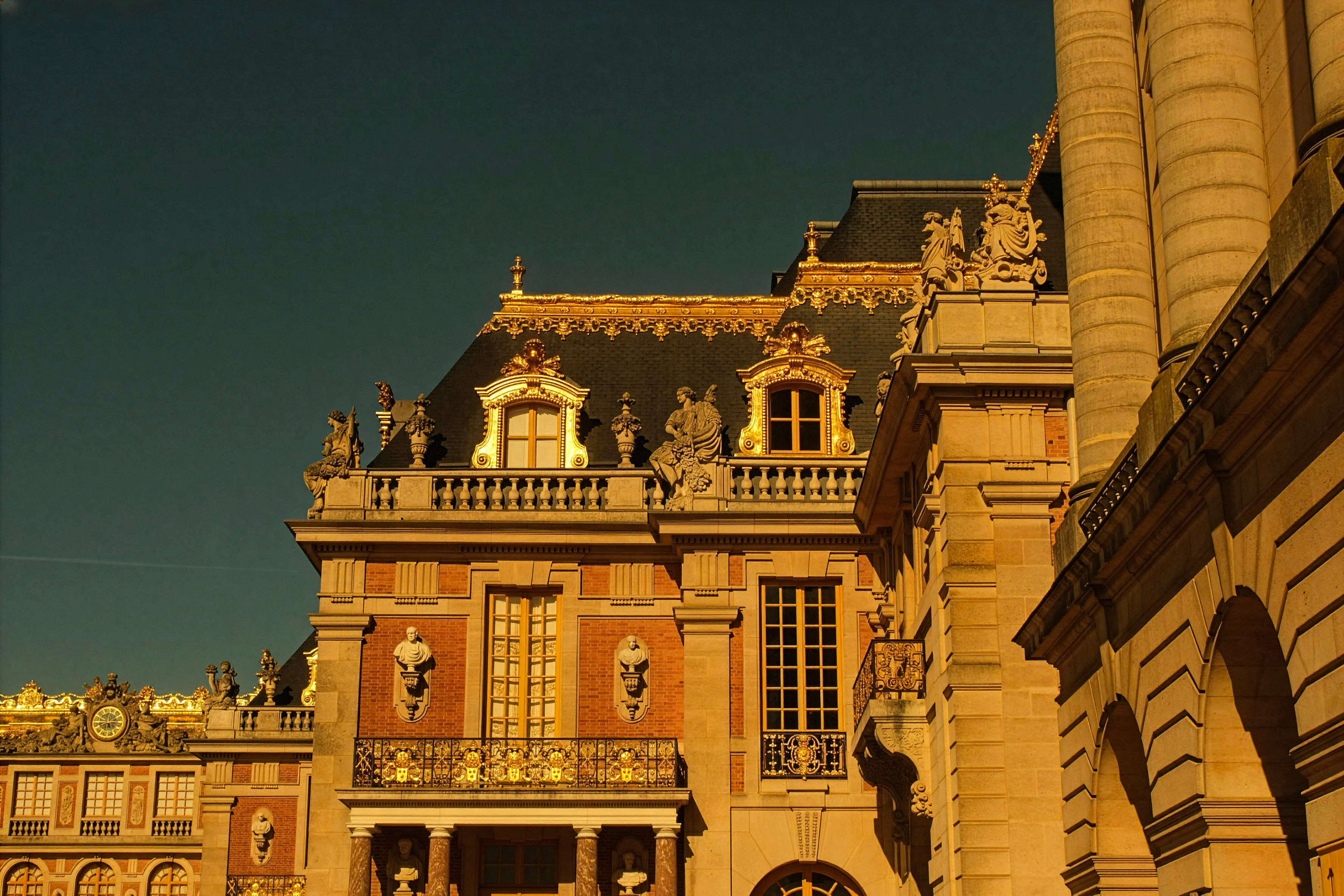 Palace of Versailles Golden Hour Photo - French Baroque Architecture