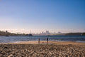 Sydney Harbour Beach Photo - Sailboats City Skyline Australia
