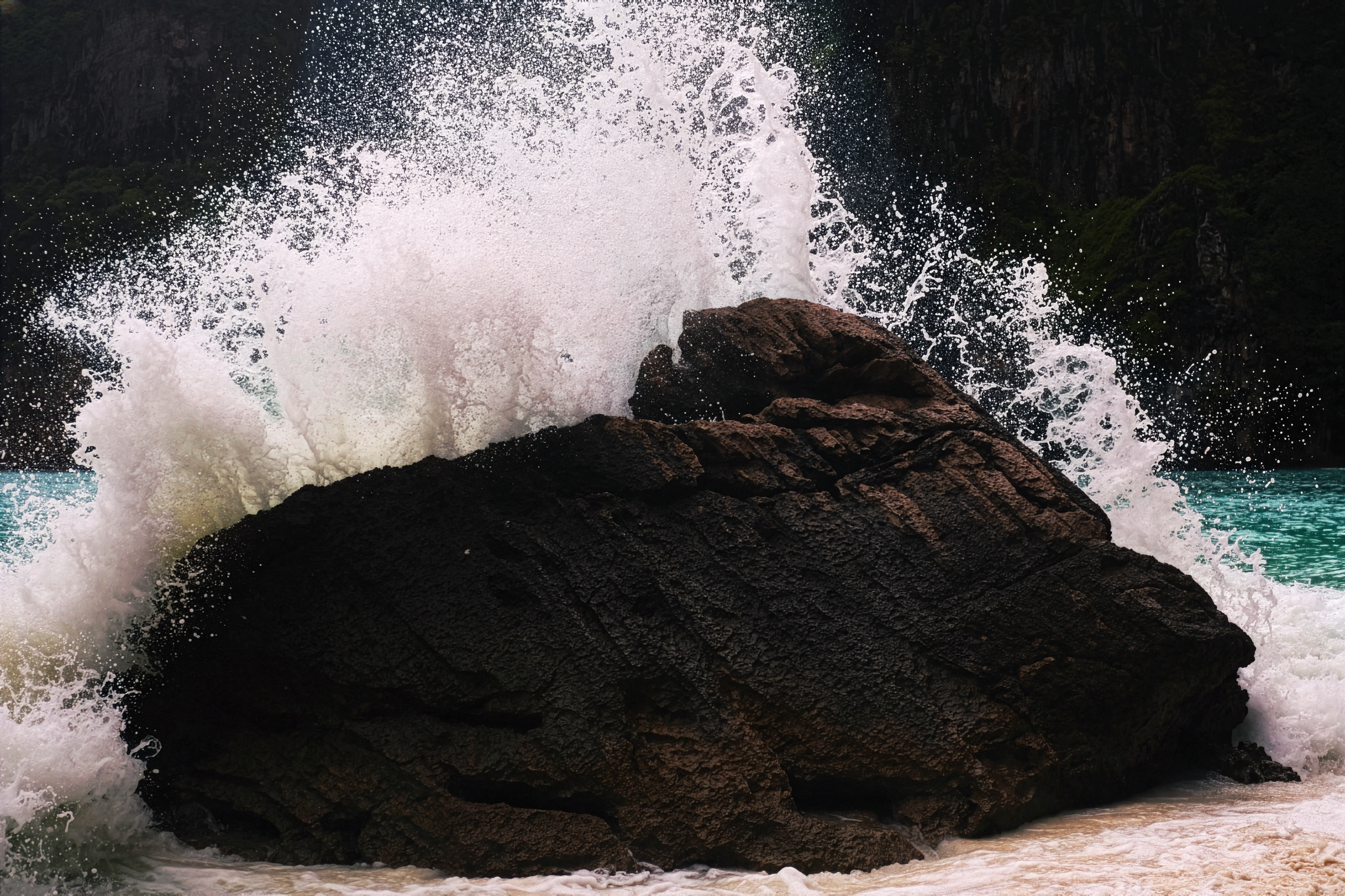 Crashing Wave Photo - Thailand Tropical Ocean Action
