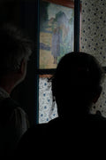 Monet Giverny Museum Photo - Visitor Viewing Impressionist Painting