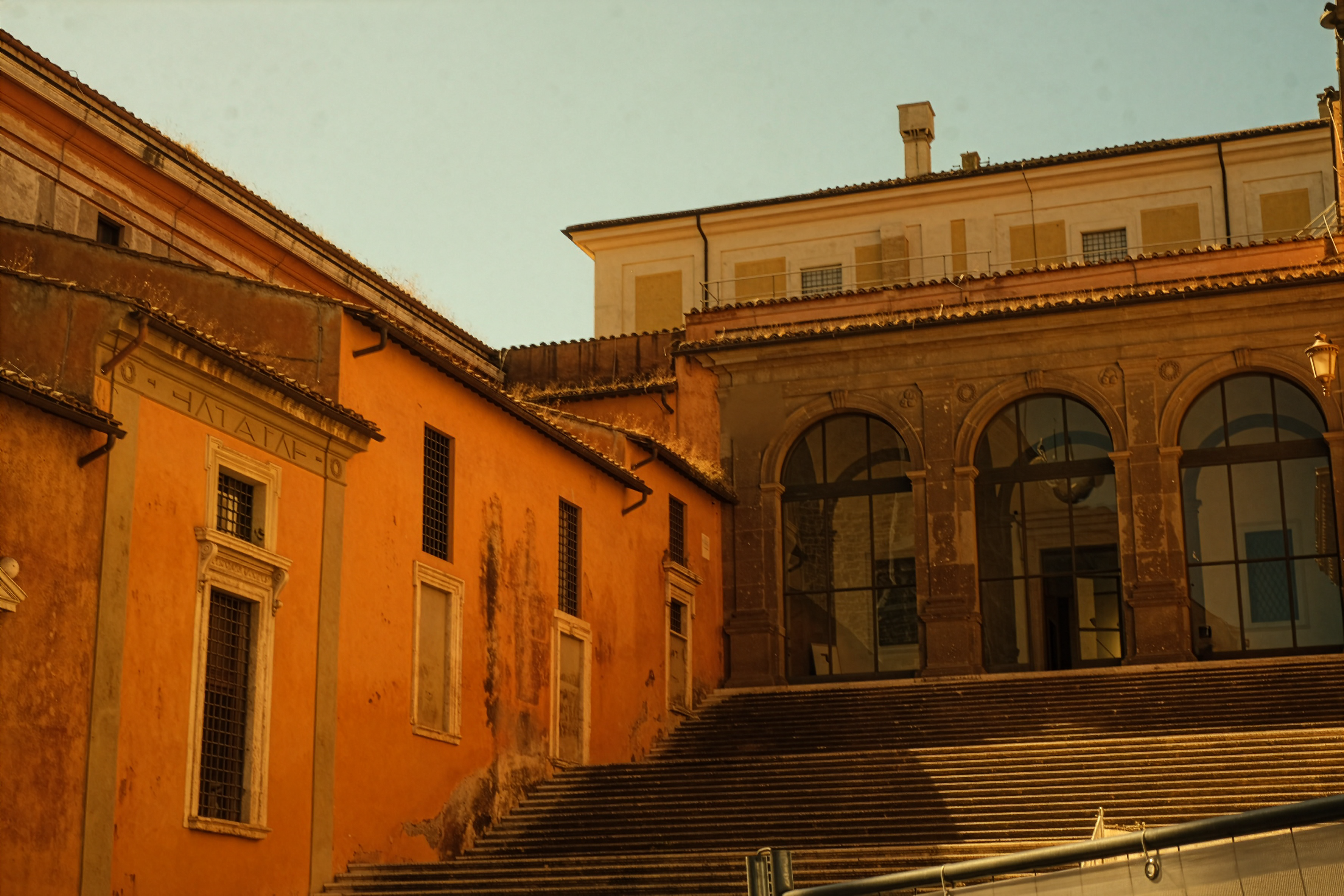 Piazza del Campidoglio Rome Photo - Michelangelo Renaissance Design